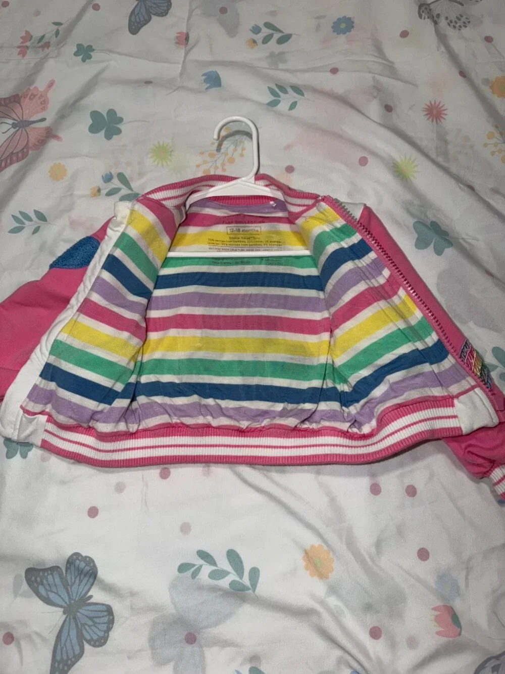 Little Sleepies Bluey Pink Bomber Jacket